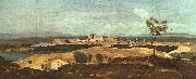  Jean Baptiste Camille  Corot Avignon from the West France oil painting reproduction